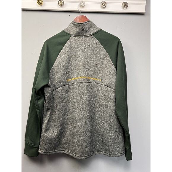 Colorado State Rams Full Zip Fleece Jacket Mens Size XXL Green Gray Embroidered‎ - Picture 2 of 10
